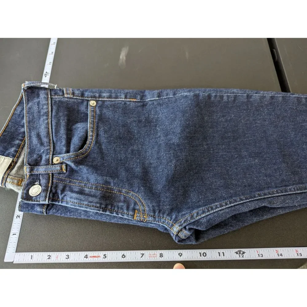 Everlane Womens Dark Wash Skinny‎ Denim Blue Jeans Size 25 Regular Casual Fall